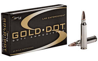 The Speer Gold Dot ammunition is the number one choice in law enforcement, and is made to perform whether in a cold barrel or after repeated shots.